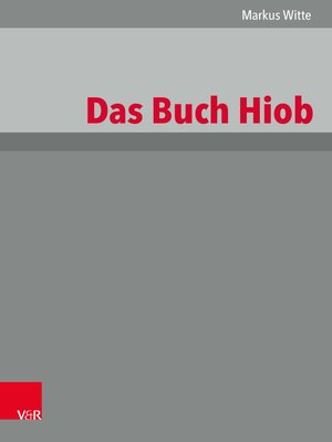 cover image of Das Buch Hiob